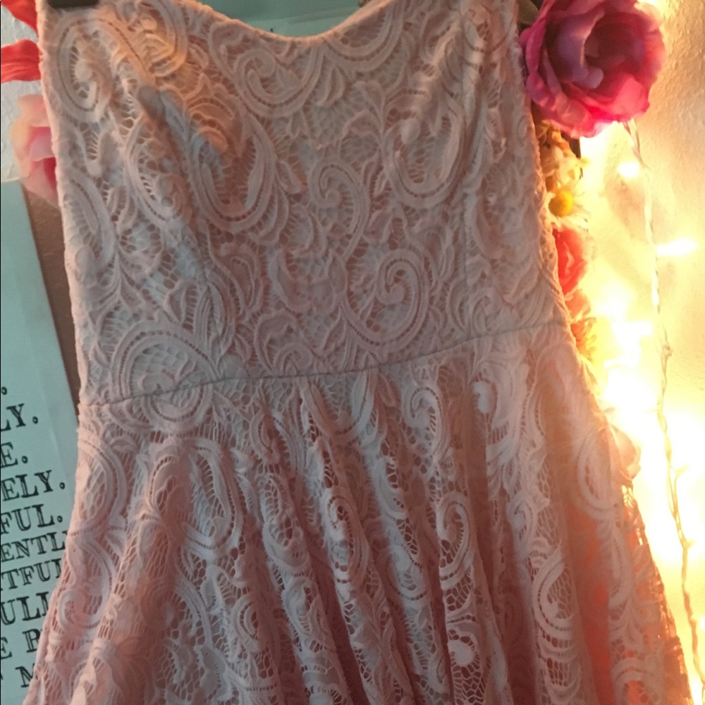 Strapless dress